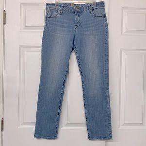 Kut From The Kloth Straight Leg Denim Jeans Sz 12